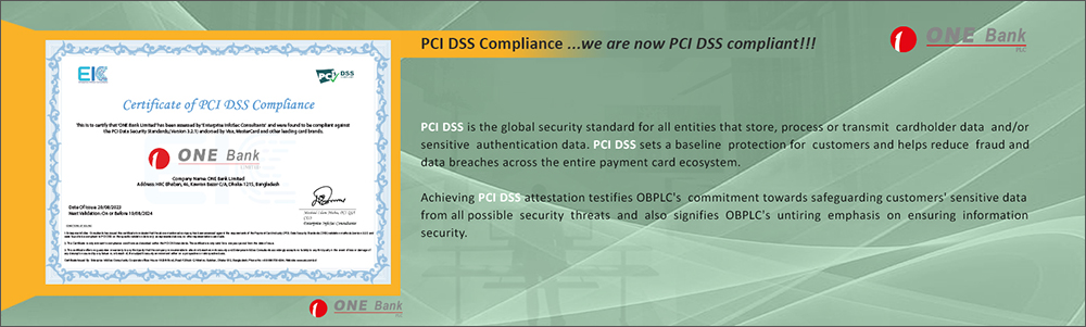 OBPLC PCI DSS Certificate